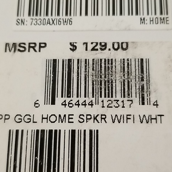 Google Home Electronics NWT $129- CLOSEOUT - Picture 2 of 2